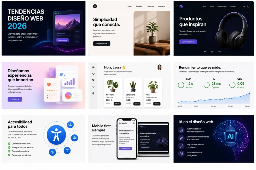 Las tendencias de diseño web que marcarán 2026: guía práctica para empresas
