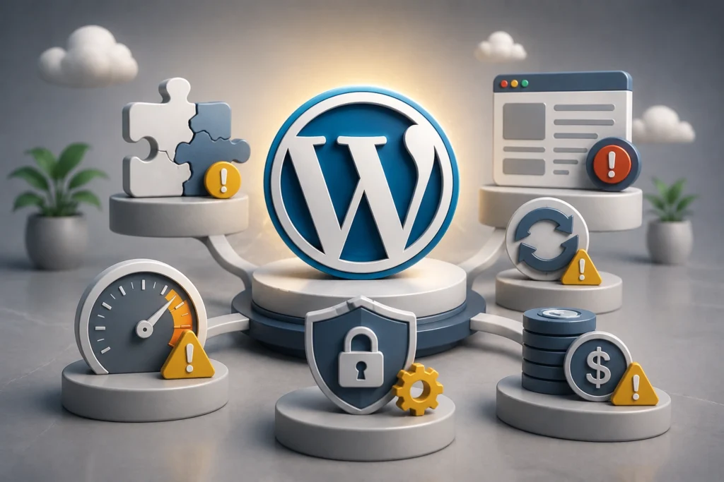 Los inconvenientes de WordPress: cuándo no recomendamos utilizarlo
